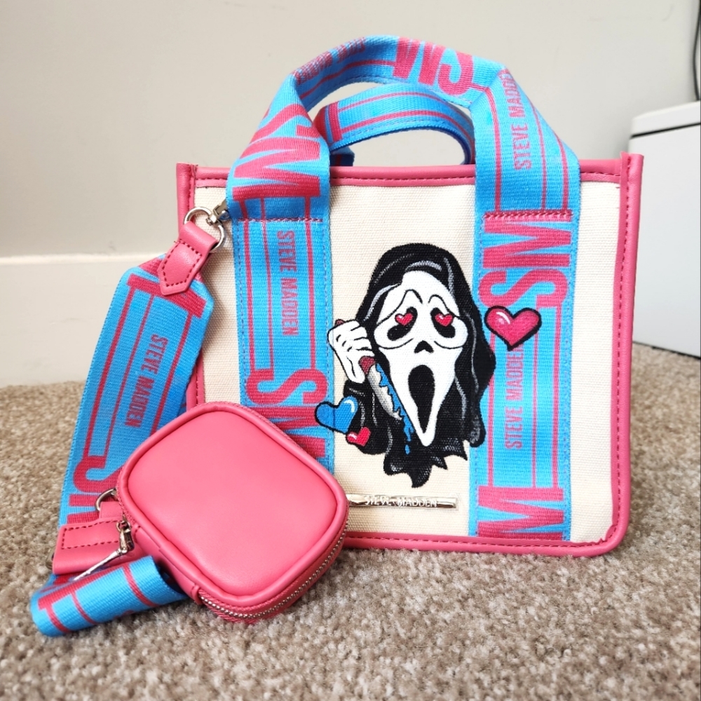 Steve Madden Scream Bag, Purse, Custom Hand Painted